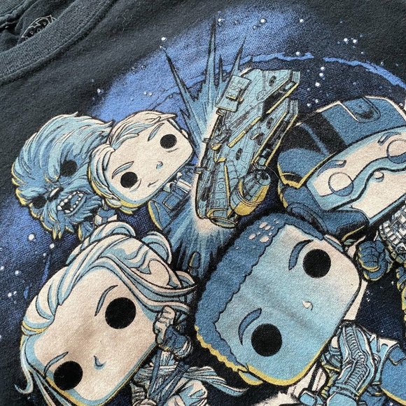 Funko Pop Tees! XS Star Wars The Force Awakens Smuggler's Bounty Graphic T-Shirt - Picture 4 of 12
